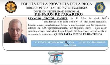 Buscan a un hombre de 51 años desaparecido en La Rioja