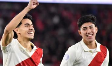 Después de 51 años: River terminó en cancha con once jugadores surgidos de inferiores