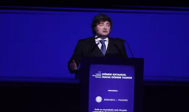"Argentina va a un escenario de menor inflación y mayor crecimiento", aseguró Javier Milei