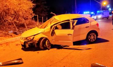 Joven conductor fue derivado a Capital tras un vuelco en Machigasta