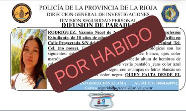 Hallaron a la joven que era intensamente buscada en la Capital