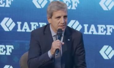 Luis Caputo dijo que el Gobierno mandará un nuevo proyecto de Inocencia Fiscal para que los ahorristas saquen los dólares del colchón