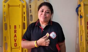 Día del Bombero Voluntario: Flavia Sanagua destacó la vocación de servicio y recordó el rescate que marcó su vida