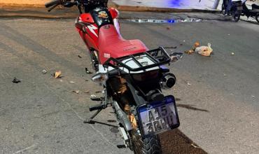 Murió el peatón que había sido atropellado por una motocicleta en el barrio Santa Justina