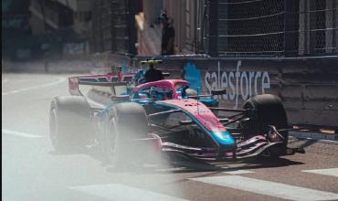 Franco Colapinto hizo un trompo y terminó muy por detrás en una accidentada FP3 en Mónaco