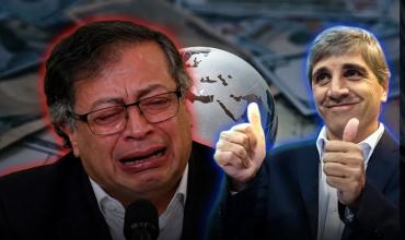 El insólito cruce entre Luis Caputo y el presidente de Colombia por la deuda externa de Argentina