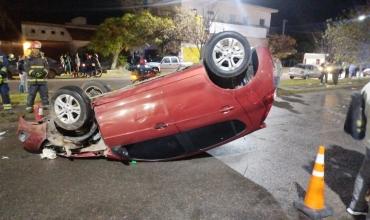 Chepes: volcó su automóvil, dio 2,86 de alcoholemia y tenía antecedentes por un hecho similar