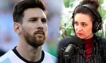 La despreciable crítica de Julia Mengolini a Messi y la Selección