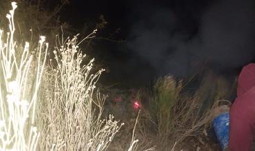 Sofocaron un principio de incendio en un potrero de Vinchina