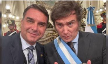 Javier Milei y Flávio Bolsonaro se reunirán en un pleno desafío a Lula