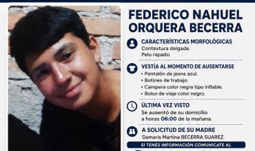 Buscan intensamente a un adolescente de 17 años desaparecido en Aimogasta