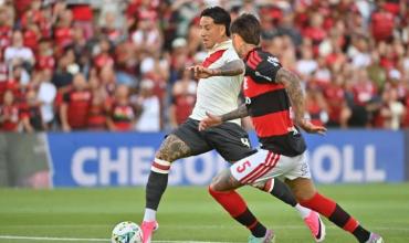 Con Beltrán como figura y un doblete de Driussi, River igualó con Flamengo en un amistoso internacional
