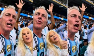 El alocado festejo de Susana Giménez y Marley tras el gol de Lionel Messi en el Mundial