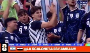 Reencuentro y emoción: el festejo familiar de la Selección Argentina