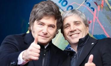 Milei, Caputo y Sturzenegger celebraron el dato de inflación más bajo en 10 meses