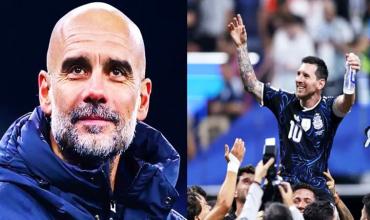 Guardiola: "nunca hubo ni habrá otro como Messi, Inglaterra cayó contra la mente más grande"