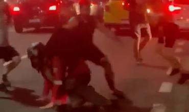 Argentinos y brasileños protagonizaron violentas peleas en Río de Janeiro tras la final del Mundial