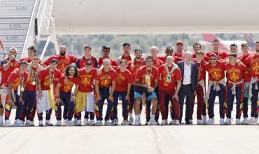 La Selección de España ya llegó a Madrid y prepara una celebración multitudinaria en Cibeles
