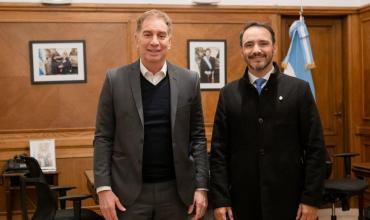 Santilli recibió al gobernador de Corrientes para analizar proyectos prioritarios para la provincia