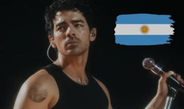 En foto: la fuerte muestra de apoyo de Joe Jonas a la Argentina que revolucionó las redes sociales