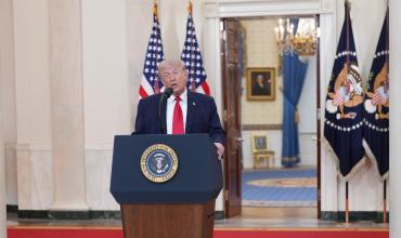 Trump: "Si las conversaciones con Irán no funcionan EE. UU. retomará una acción militar enérgica"