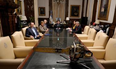 El presidente Javier Milei recibió a la titular del FMI en Casa Rosada