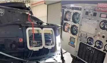 Cómo era el helicóptero que se cayó en San Juan en el que murieron siete personas