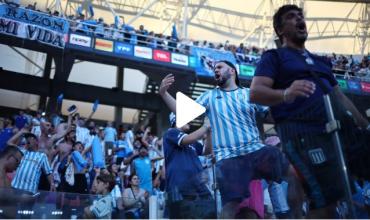 Silbidos, cánticos y bronca: la reacción de los hinchas de Racing a la goleada de Tigre en el Cilindro de Avellaneda