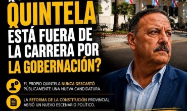 ¿Quién dijo que Ricardo Quintela está fuera de la carrera por la Gobernación?