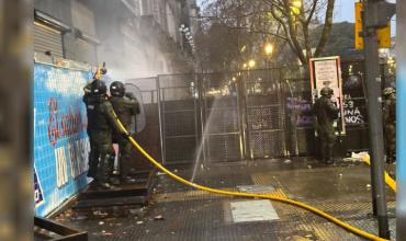 Incidentes frente al Congreso: tres detenidos durante la protesta contra la Ley de Propiedad Privada