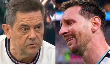El periodista más anti-Messi se quebró al hablar de la muerte de Jorge, el papá de Lionel