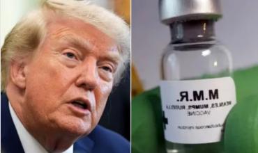 Donald Trump firmó una orden para reducir y espaciar las vacunas en niños