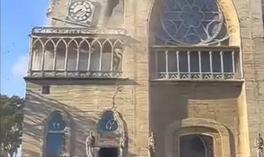 Impactante: un terremoto de 7,4 sacudió Colombia y provocó daños en la Catedral de Manizales
