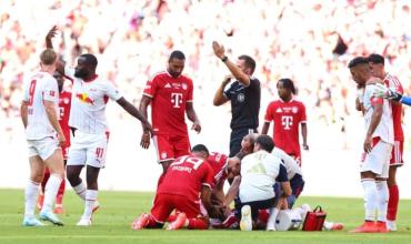 Jamal Musiala se desplomó en pleno partido del Bayern Múnich: qué le pasó y cómo está de salud