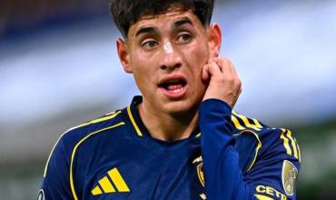 Dura noticia para Boca: Tomás Aranda se fracturó el peroné y deberá ser operado