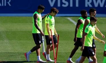 Julián Álvarez regresó a los entrenamientos y crece la expectativa por su futuro en Atlético de Madrid