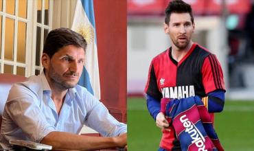 Maximiliano Pullaro, gobernador de Santa Fe, admitió "una posibilidad" de que Lionel Messi juegue en Rosario