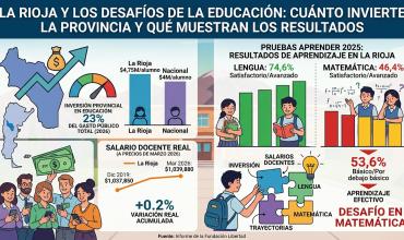 La Rioja y los desafíos de la educación: cuánto invierte la provincia y qué muestran los resultados