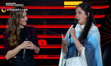 La cantante riojana, Priscila Ortiz: estuvo en  "Es mi sueño" y conto que  trabajaba en una heladería y renunció para estar en el programa