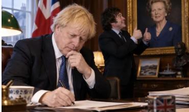 La paradoja de Boris Johnson: elogió a Milei como "admirador de Thatcher" y pidió refuerzos para Malvinas