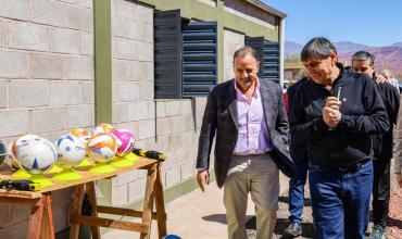 Quintela habilitó un nuevo albergue deportivo con capacidad para 40 personas en Villa Unión