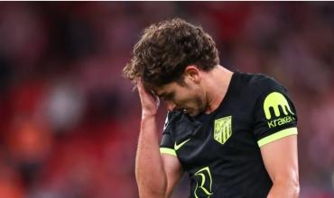 Se lesionó Julián Álvarez: el parte médico de Atlético de Madrid