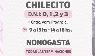 Chachos: así será el pago en Chilecito desde este martes