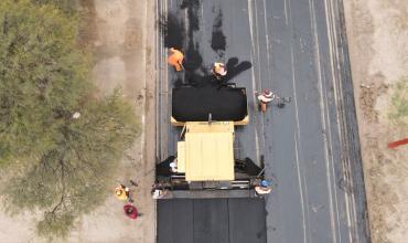 Dpto General Ortiz de Ocampo: Quintela recorrió la obra de repavimentación de la ruta 31