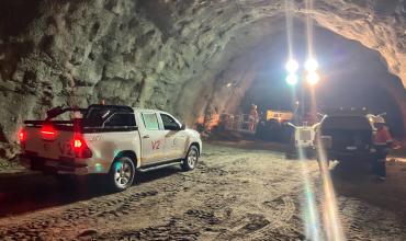 Vialidad Nacional realizó una nueva voladura y avanza el Túnel 2 de la Ruta 75