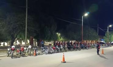Chepes: retuvieron unas 40 motocicletas durante controles por la Semana del Estudiante