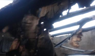 Incendio en Anguinán: una vivienda sufrió daños totales en una habitación