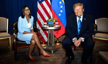 Donald Trump se reunió con Delcy Rodríguez en Nueva York por primera vez desde la captura de Nicolás Maduro