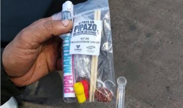 "Si pinta un pipazo": polémica por la entrega de kits para consumidores de cocaína en Buenos Aires