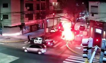 Condenaron a un hombre que prendió fuego a tres contenedores de basura cerca del Congreso